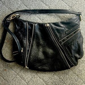 Marc by Marc Jacobs leather crossbody bag with zipper details
